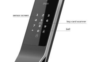 Smart Lock Handle Outisde